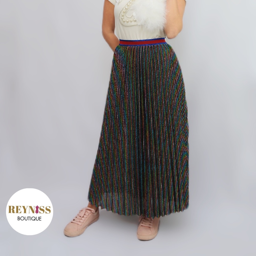 Multicolor stripe Skirt